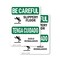Signmission 10 in Height, 7 in Width, Vinyl Decal, Rectangle, Bilingual OS-2PACK-BC-D-710-L-10047 - alternate 1